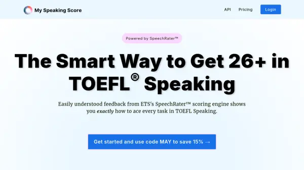 My Speaking Score