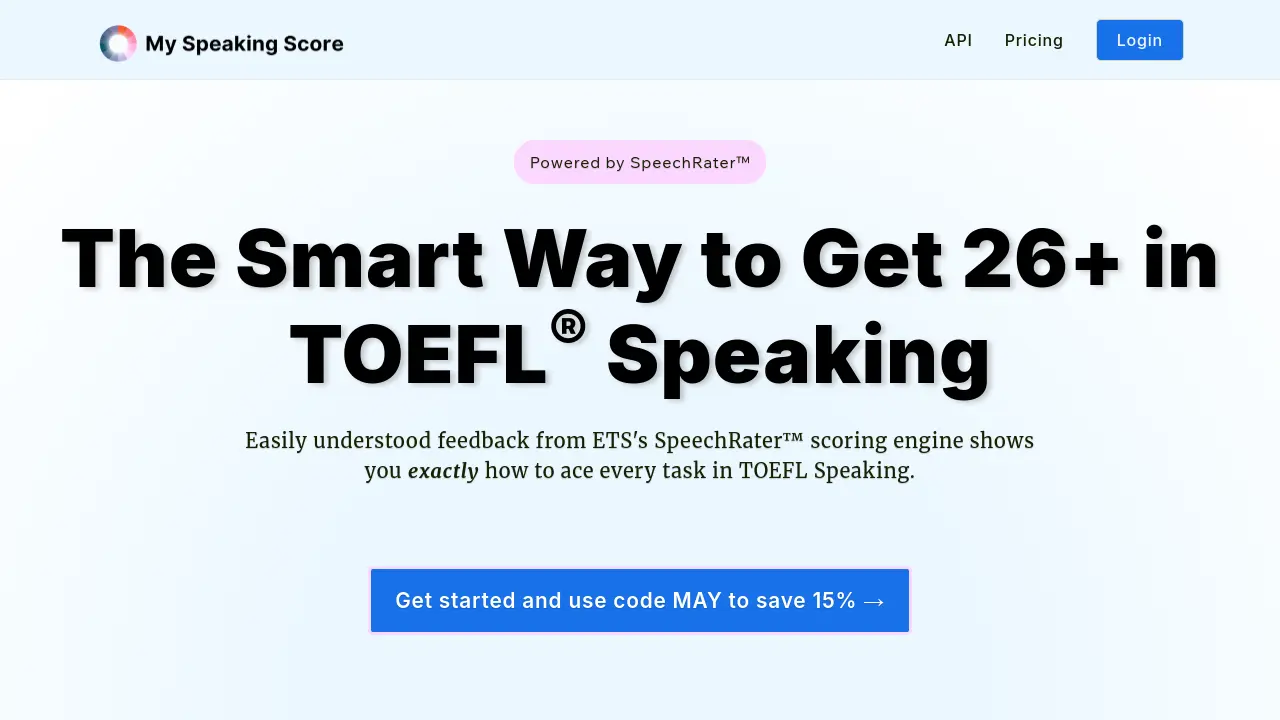 My Speaking Score