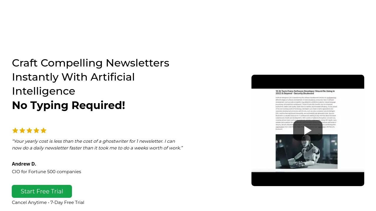 Neural Newsletters