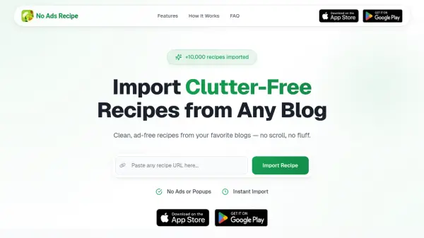 No Ads Recipe