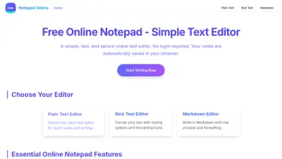 Notepad Online