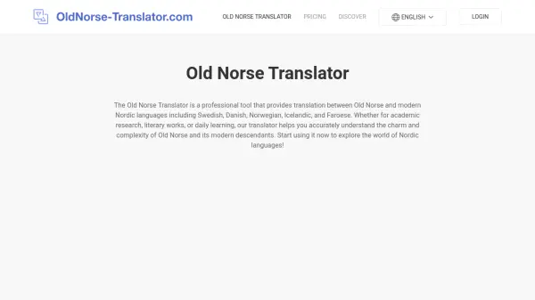 Old Norse Translator