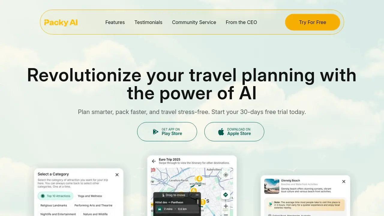 Packy AI screenshot