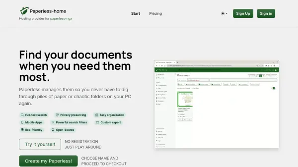 Paperless-home