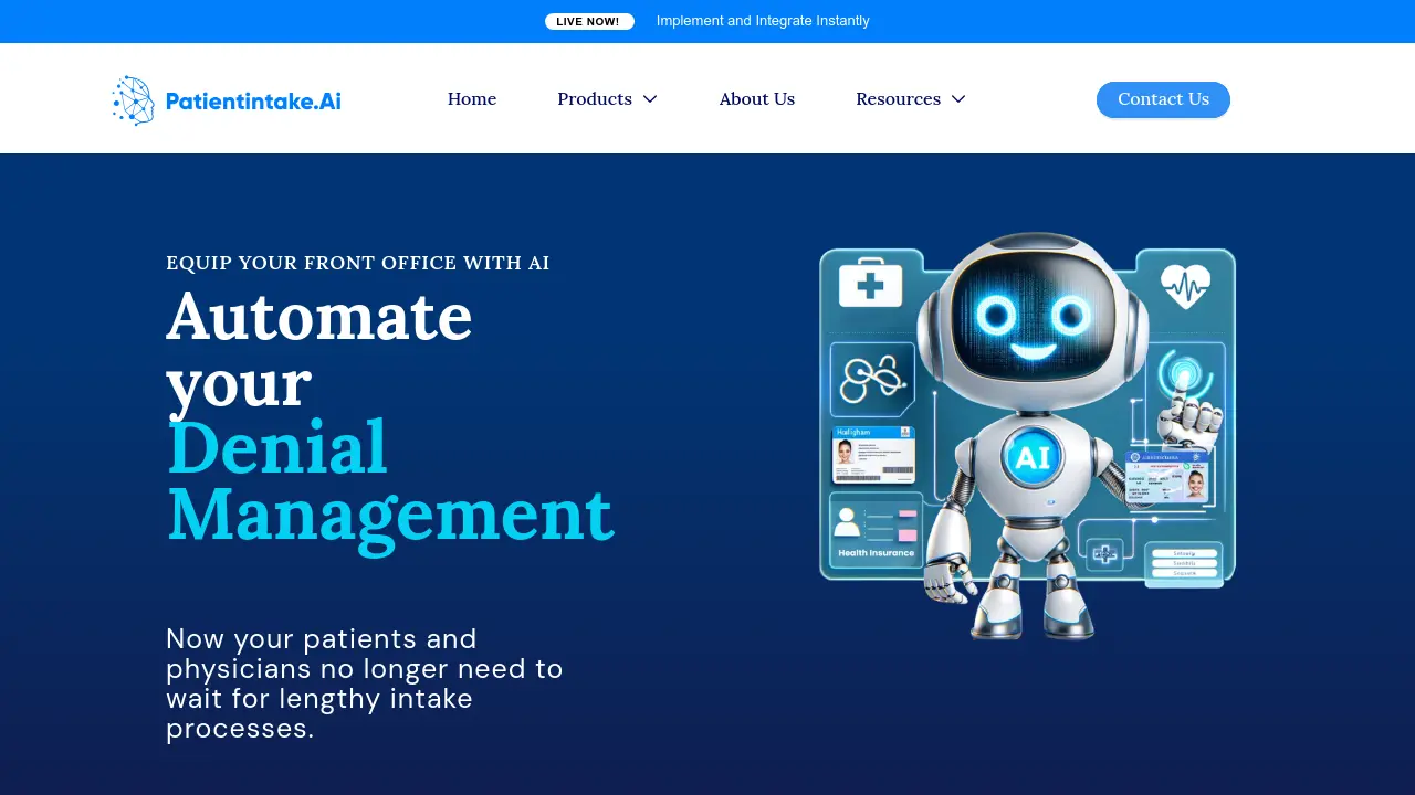 PatientIntake AI