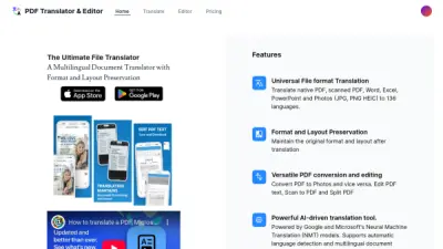 PDF Translator & Editor