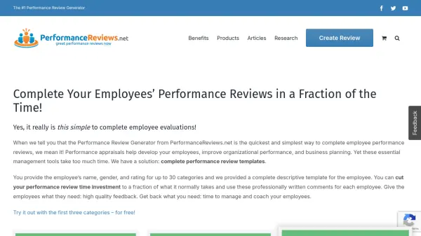 Performance Review Generator