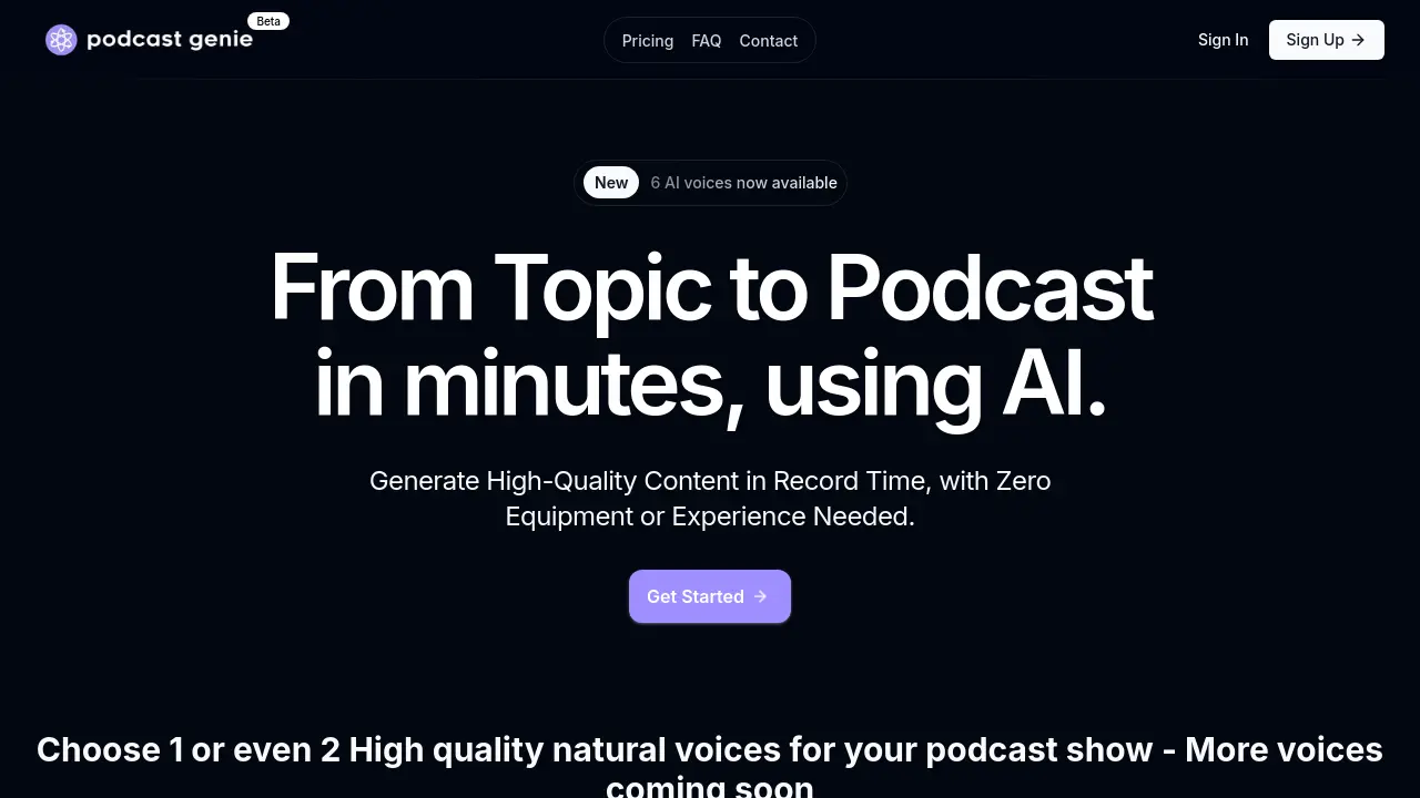 Podcast Genie