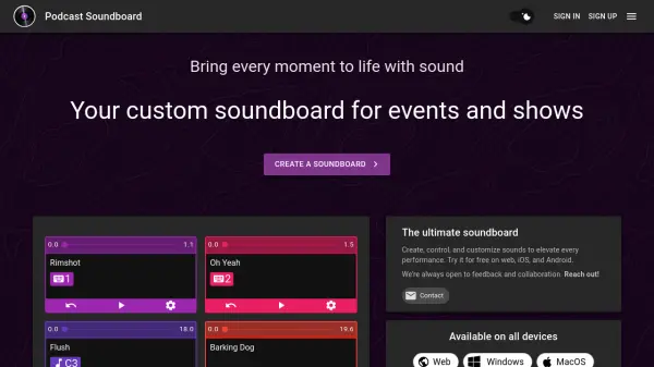 Podcast Soundboard