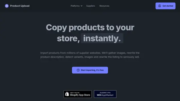 Product Upload