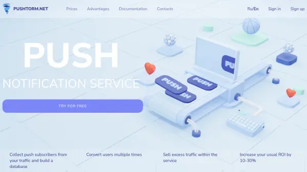 Pushtorm.net