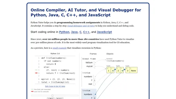 Python Tutor