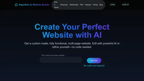 RapidSite AI Website Builder