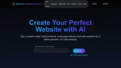 RapidSite AI Website Builder