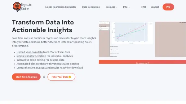 Regression Online