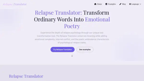 Relapse Translator