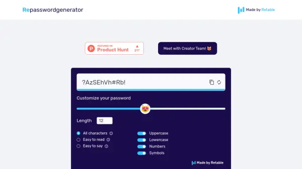 Repasswordgenerator