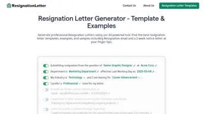 ResignationLetter.io