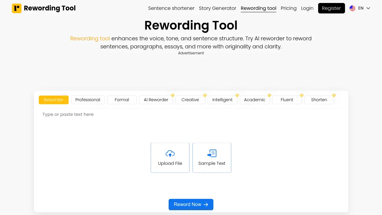 Rewording Tool