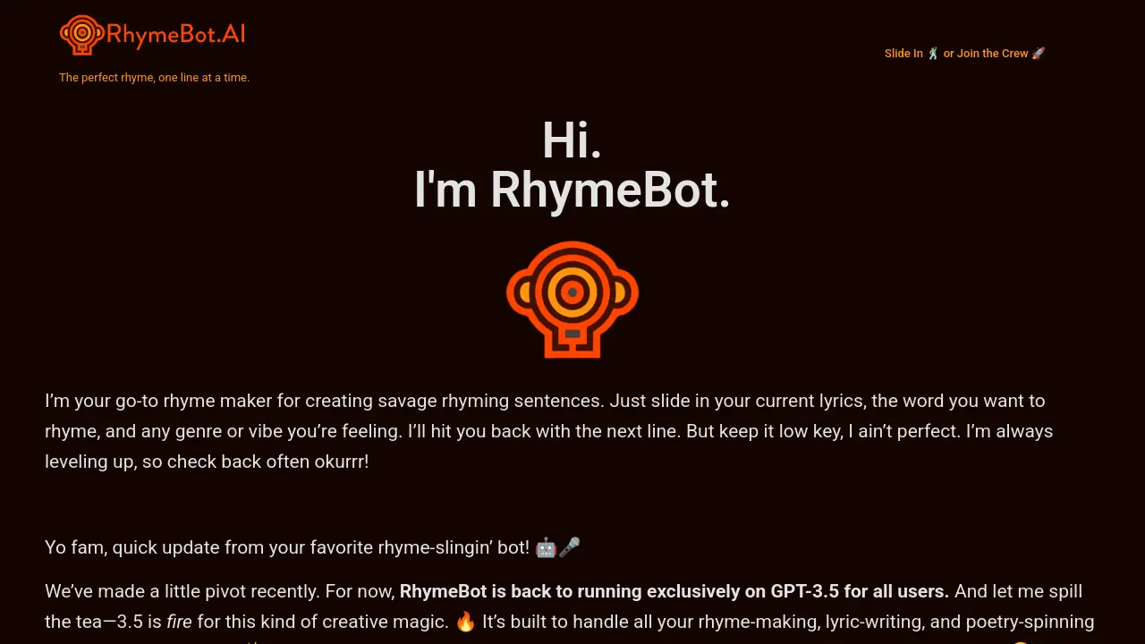 RhymeBot