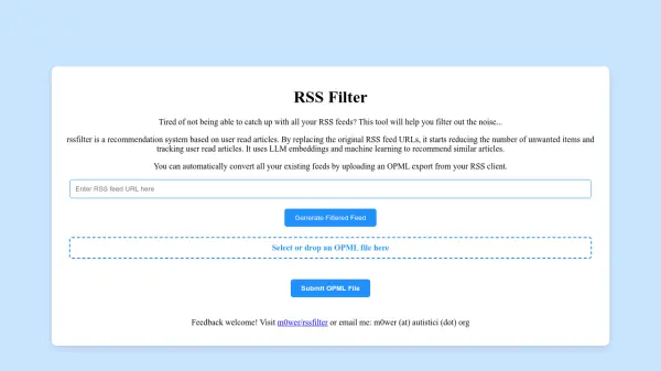 RSS Filter