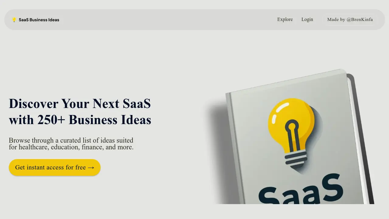 SaaS Business Ideas