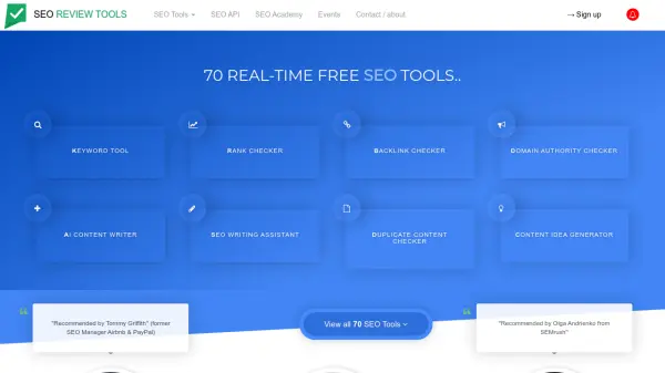 SEO Review Tools