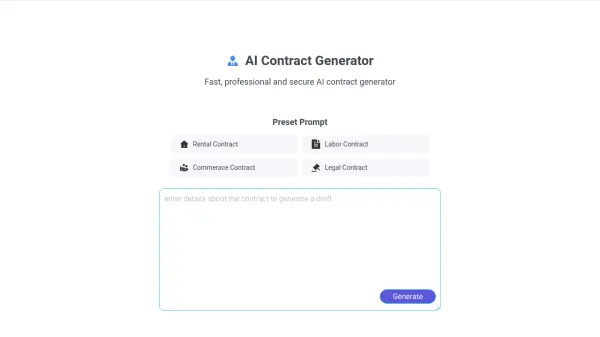 SignMaker AI Contract Generator