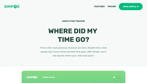 Simple Time Tracker