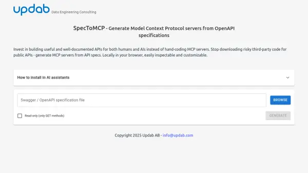 SpecToMCP