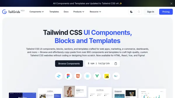TailGrids