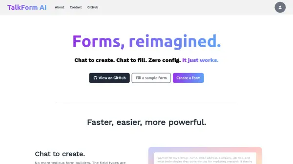 TalkForm AI