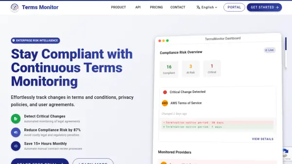 Terms Monitor