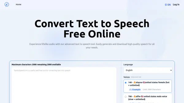 Text to Speech