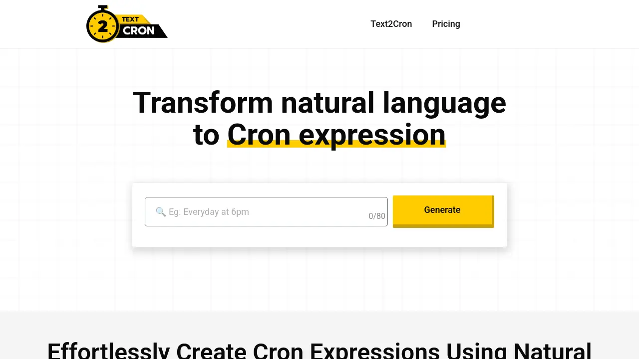 Text2Cron