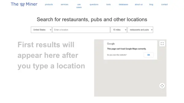 TheWebMiner Geo