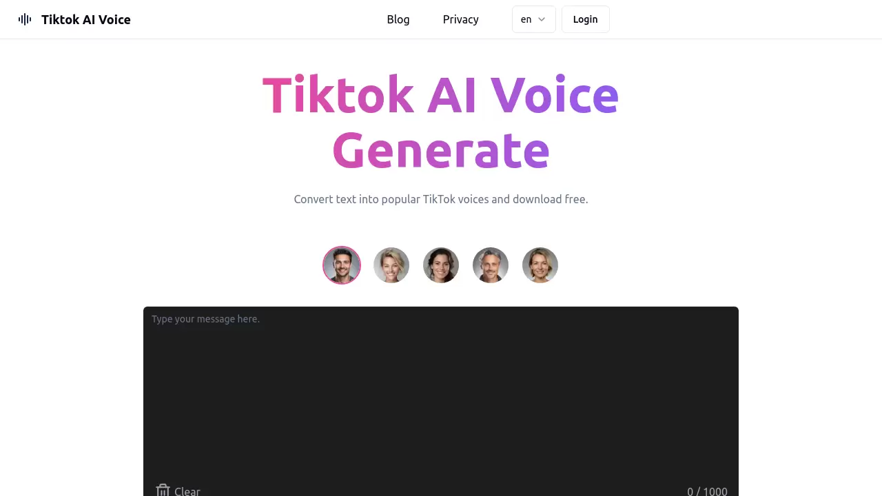 Tiktok AI Voice