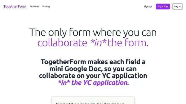 TogetherForm