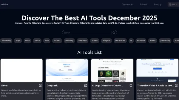 Toolsify AI Tools Directory