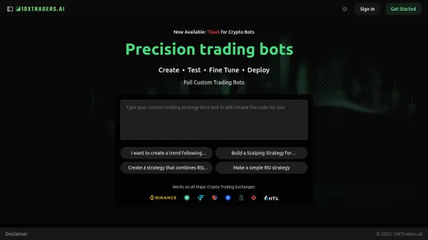 TradeBotBuilder (TBB)