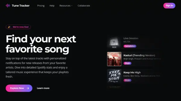 Tune Tracker