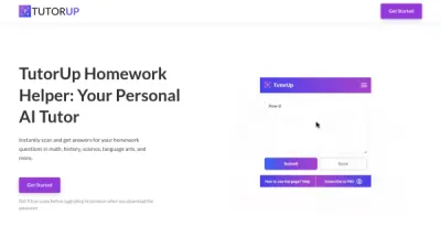 TutorUp Homework Helper