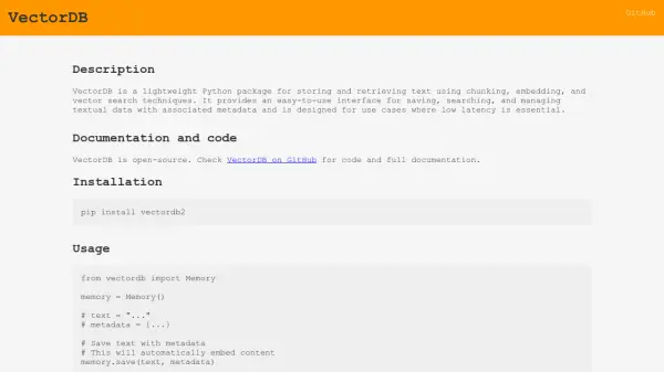 VectorDB