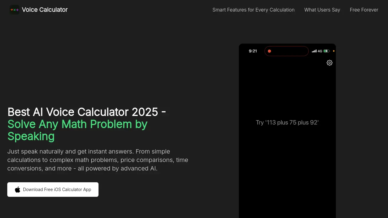 Voice Calculator