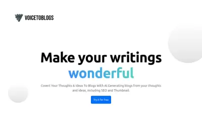 VoiceToBlogs