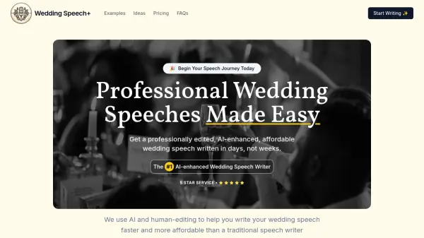 Wedding Speech+