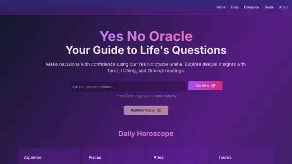 Yes No Oracle