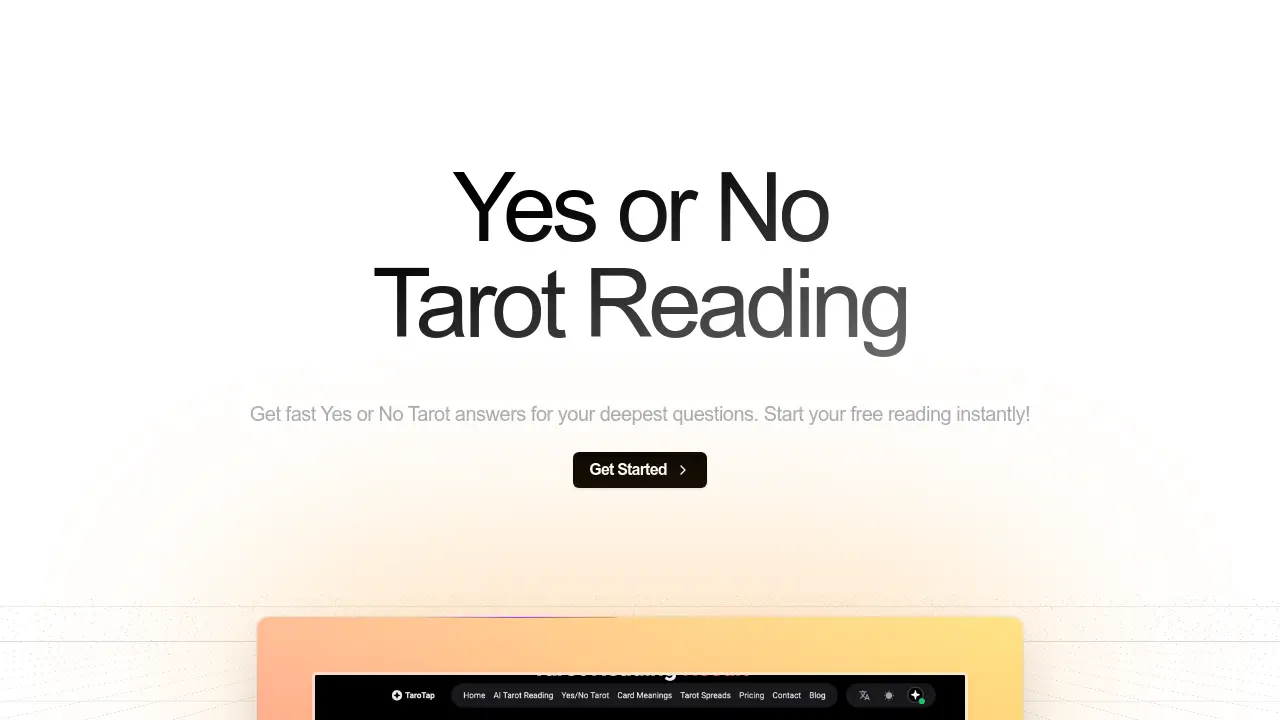 Yes or No Tarot