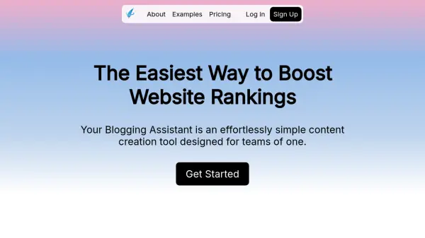 Your Blogging Assistant