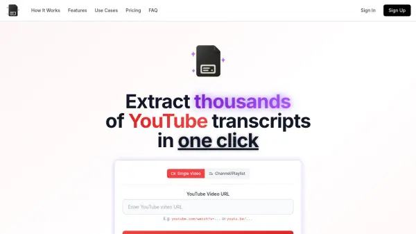 YouTube Transcripts